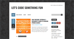 Desktop Screenshot of letscodesomethingfun.com